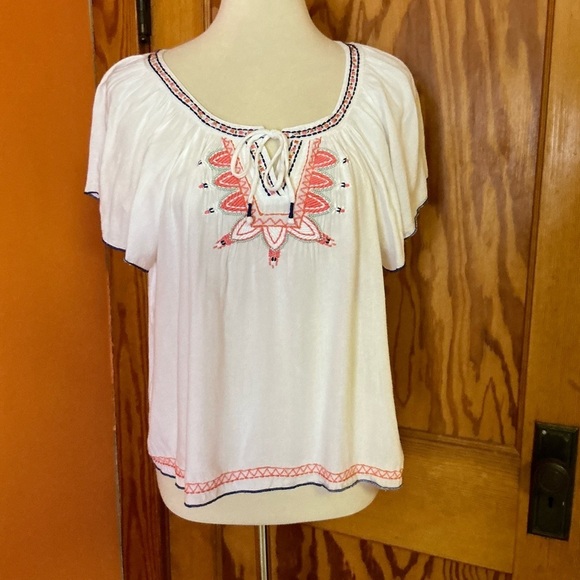 Alya embroidered & beaded peasant top - Picture 6 of 12